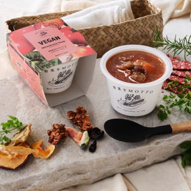 トマトの旨みをそのまま活かしたあっさりとしたスープ