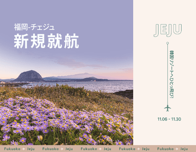 福岡-チェジュ新規就航