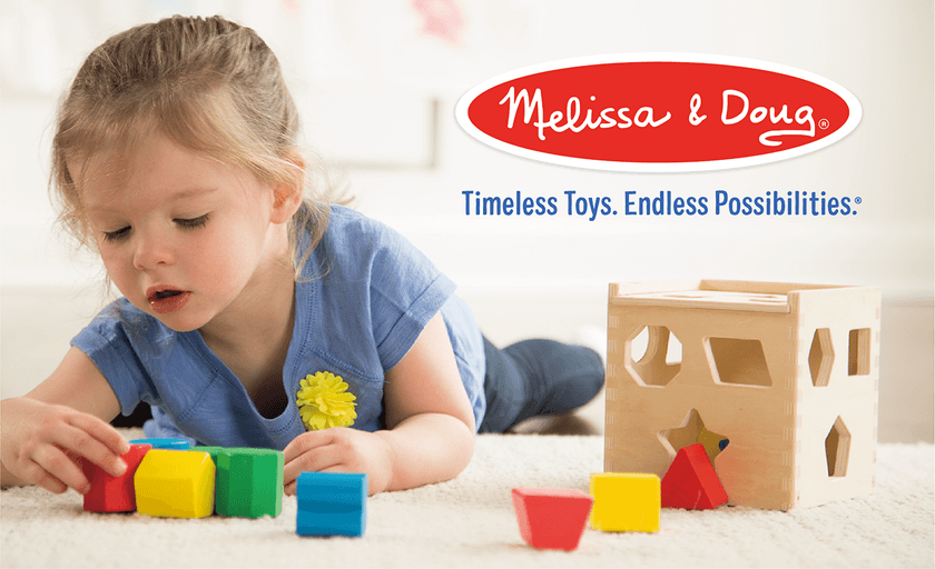 世界80ヵ国で愛されるおもちゃブランド
「Melissa and Doug」が販売開始！