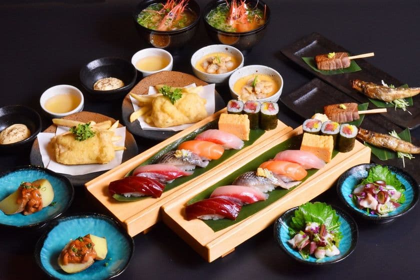 寿司と飲み放題が“5,000円ポッキリ”で楽しめる！
板前寿司から「忘・新年会コース」が12/1(月)より提供開始