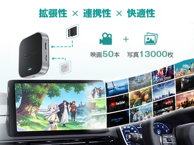 MicroSD対応・最大256GB