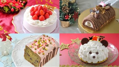 ヴィーガン、グルテンフリークリスマスケーキ2025