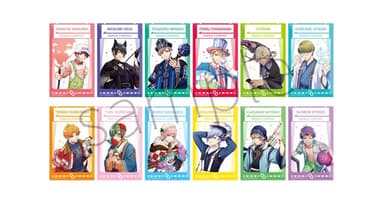 コラボオリジナルフレーム　トレーディングクリアカード【春組・夏組】(全12種)