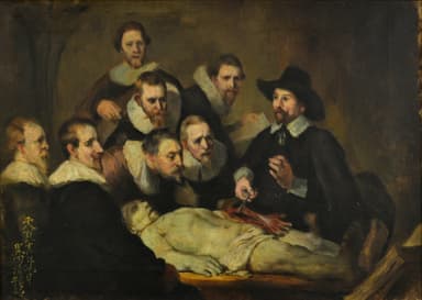 黒田清輝「トゥルプ博士の解剖講義」東京藝術大学所蔵