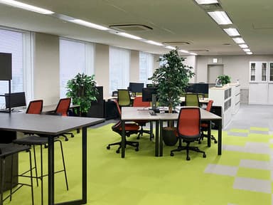 多様な働き方に対応したオフィスエリア