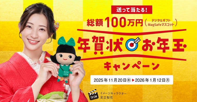 総額100万円！「年賀状お年玉キャンペーン」を11月20日から開始