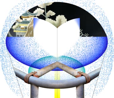 アポストロスリゾスがデザインした「日本的なものの再解釈」グラフィック