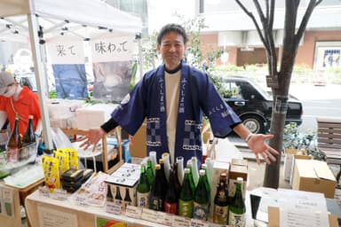 金賞受賞蔵の日本酒も販売