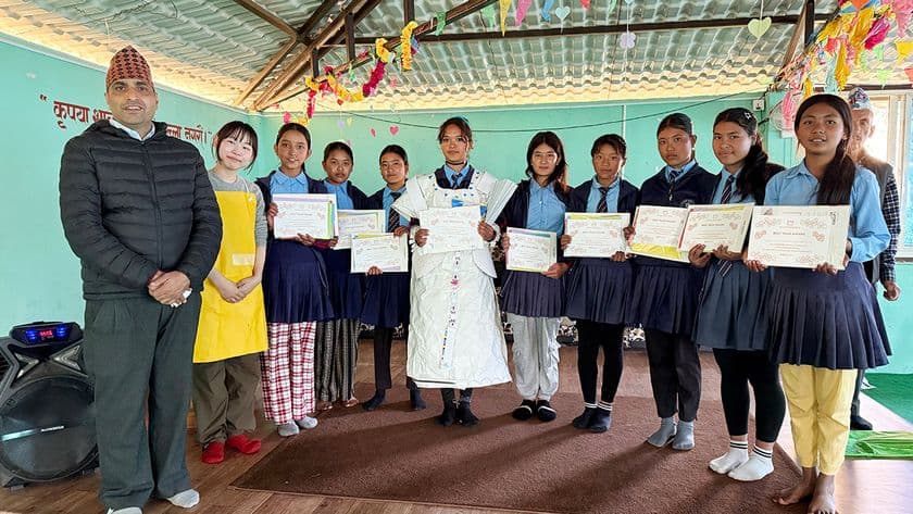 社会貢献プロジェクト「TAKI SMILE DESIGN LABO」　
ネパールでの社会貢献活動を実施