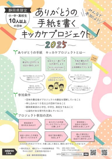 ありがとうの手紙キッカケプロジェクト2025