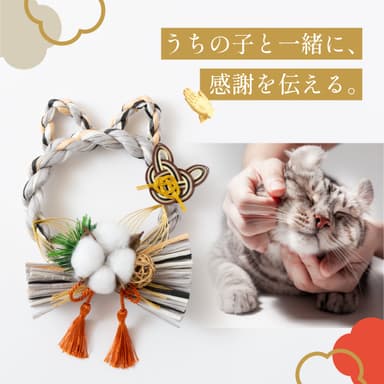 猫しめ縄 しめニャわ