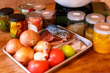 柑橘香る！佐田岬魚介でスパイスカレーづくり