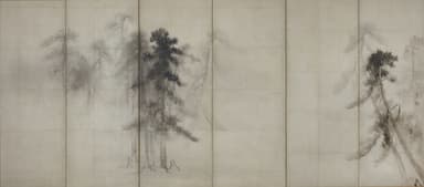 11. 松林図屏風_右隻