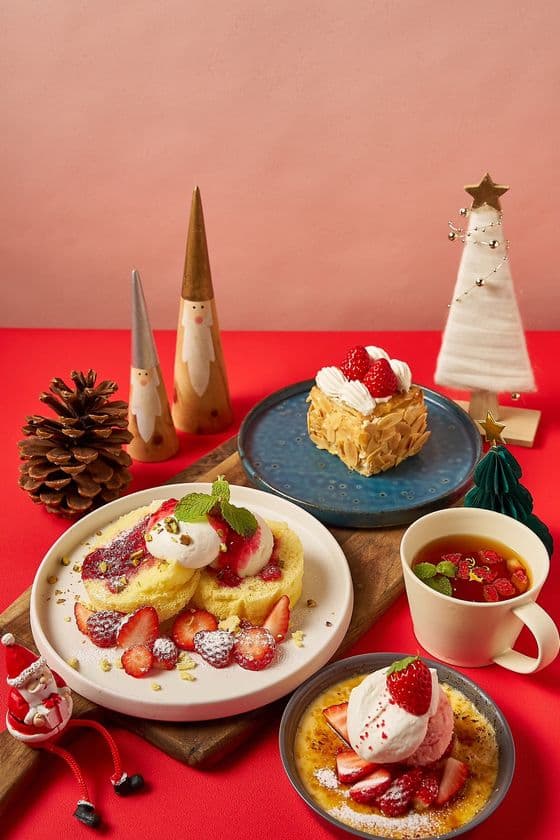 静岡県産地いちごを堪能！TAMAGOYAベーカリーカフェにて
冬の訪れを彩る“いちごスイーツフェア2025”を12/1より開催