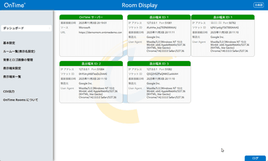 管理ダッシュボード