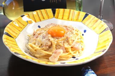 チーズたっぷりカルボナーラ