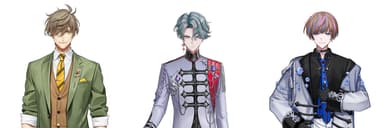 左から順にオリバー・エバンス、フリオドール、セイブル