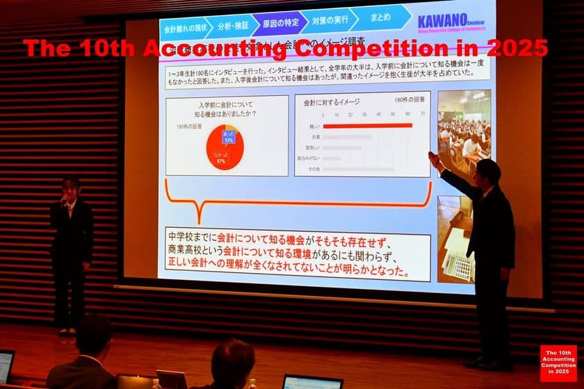 会計の未来を創造する学生たちの研究発表大会
アカウンティングコンペティション2025
決勝開催のお知らせ