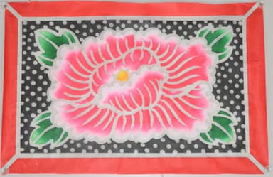 牡丹 ※津軽扇美会(約)縦53センチ×横80センチ