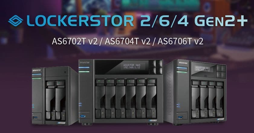 ASUSTOR 株式会社製NAS「LOCKERSTOR Gen2+」シリーズより
新製品3モデル販売開始のお知らせ