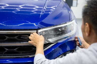 ヘッドライト施工