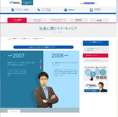 採用サイト　イメージ