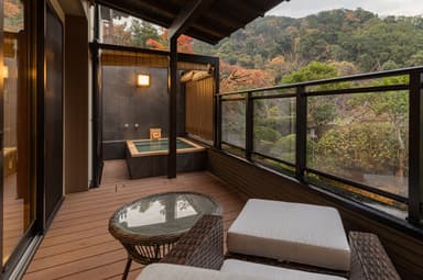 【メゾネット】テラス・露天風呂