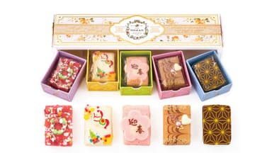 カラフルなチョコレートが華やかです