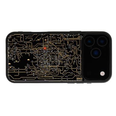 FLASH 関西回路線図 iPhone 17 Pro Maxケース　黒