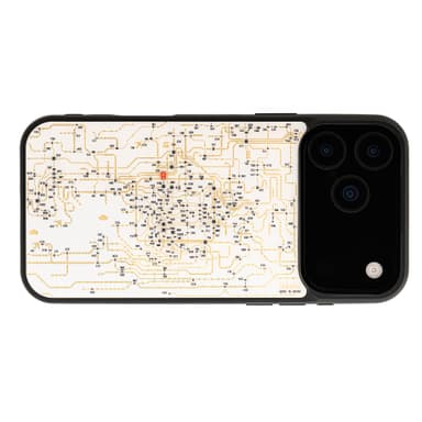 FLASH 関西回路線図 iPhone 17 Pro Maxケース　白