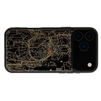FLASH 東京回路線図 iPhone 17 Pro Maxケース　黒