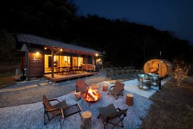 火を囲う本物の完全プライベート空間【千葉】