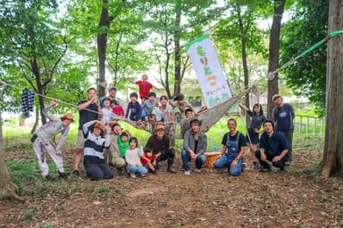 もりとこプレーパークの皆さんの集合写真
