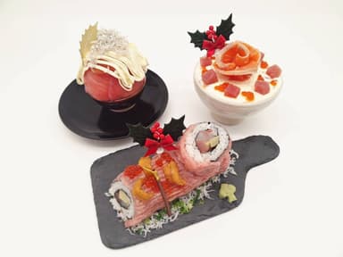 「クリスマス海鮮ケーキ」