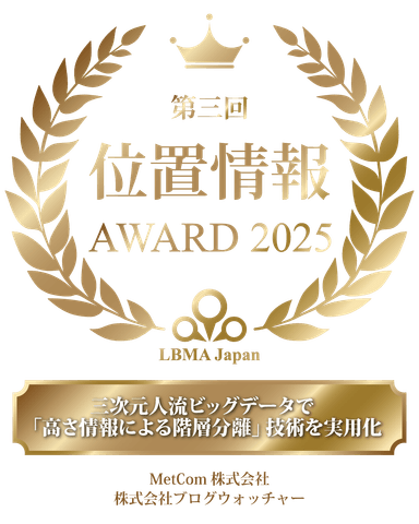 第3回 位置情報アワード2025 最優秀賞を受賞