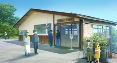 SUSABINOキッチン外装　ビジュアルイメージ