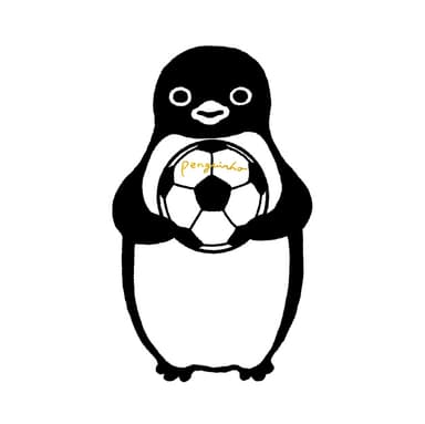 版画「ペンギーニョ選手のサイン入りボール」26×18cm 33,000円(税込)