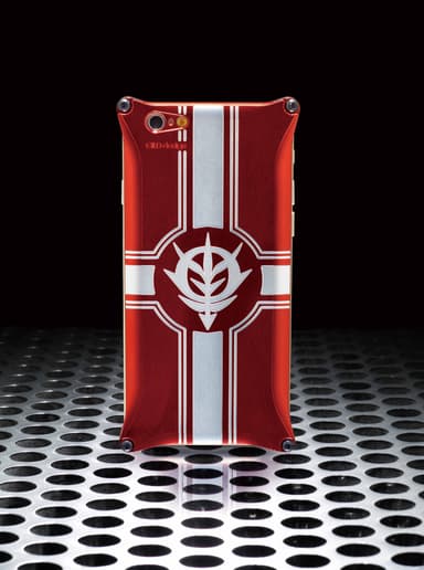 機動戦士ガンダム ジュラルミンスマホジャケット／ジオンレッド(1)