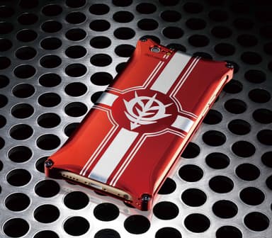 機動戦士ガンダム ジュラルミンスマホジャケット／ジオンレッド(4)