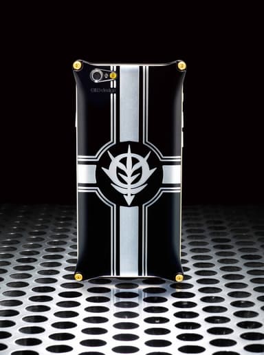 機動戦士ガンダム ジュラルミンスマホジャケット／ジオンブラック(1)