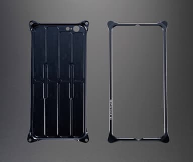 機動戦士ガンダム ジュラルミンスマホジャケット／ジオンブラック(3)