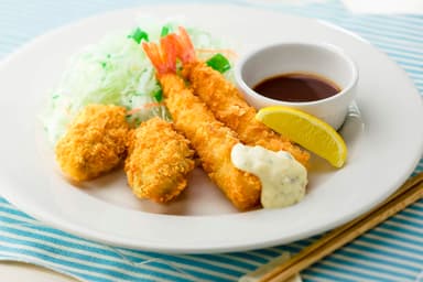 広島産カキフライ＆エビフライ