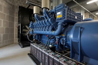 Generator facility of Datacenter in Frankfurt