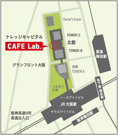 カフェラボ地図