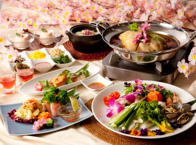 丸鶏花鍋画像