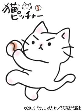 猫ピッチャー