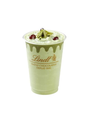 リンツ・ホワイトチョコレート抹茶アイスドリンク　テイクアウト仕様