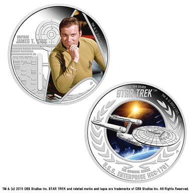 ジェームズ・T・カーク船長と U.S.S.エンタープライズNCC-1701号