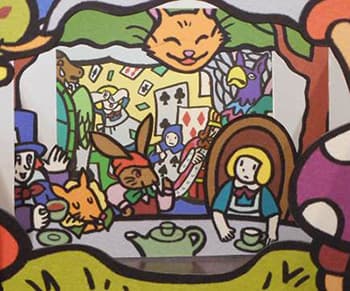 吉田稔美「ピープショー・アリス 2002」（部分）（CGプリント、2002年）