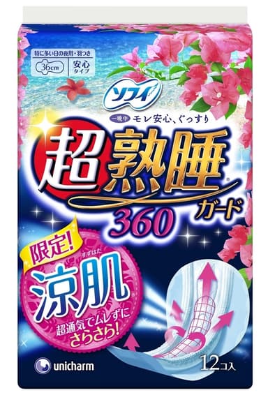 ソフィ 超熟睡(R)ガード 涼肌(R) 360